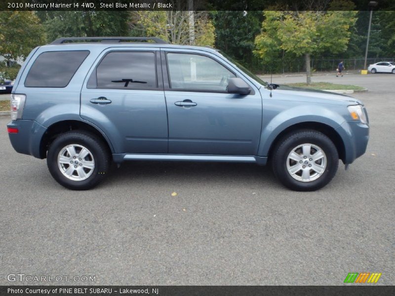 Steel Blue Metallic / Black 2010 Mercury Mariner I4 4WD