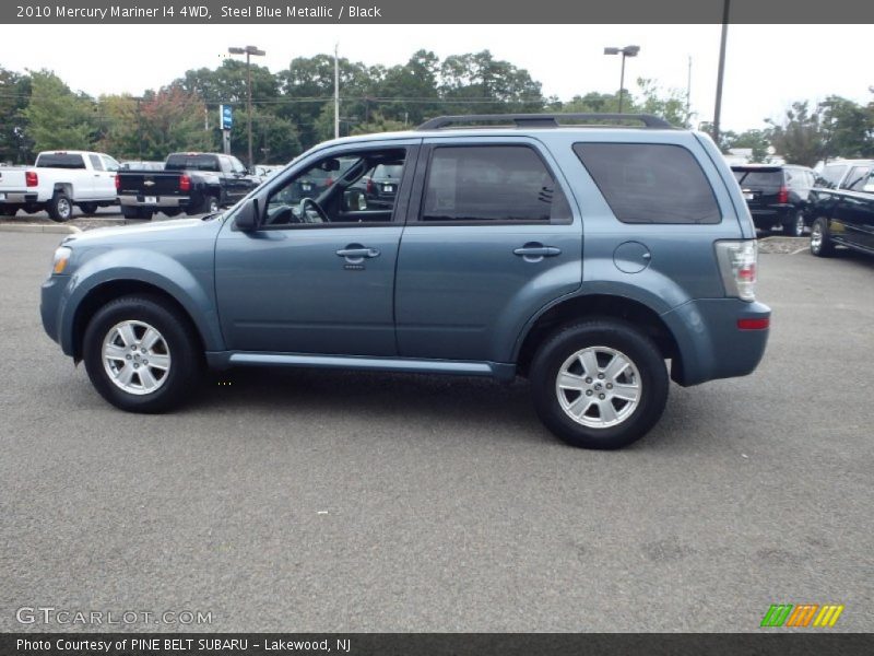 Steel Blue Metallic / Black 2010 Mercury Mariner I4 4WD