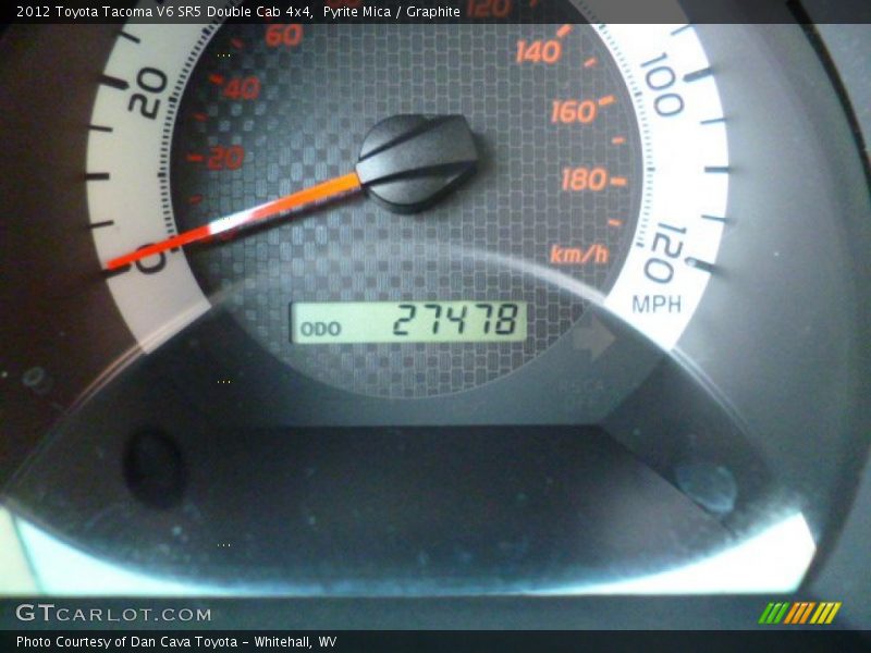 Pyrite Mica / Graphite 2012 Toyota Tacoma V6 SR5 Double Cab 4x4