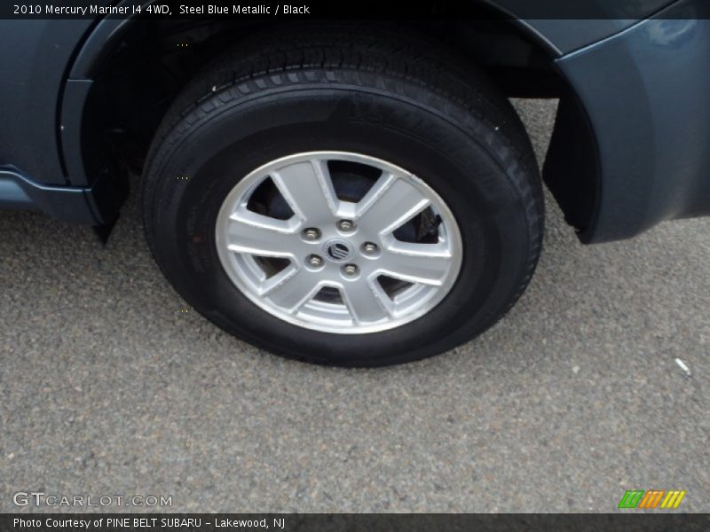 Steel Blue Metallic / Black 2010 Mercury Mariner I4 4WD