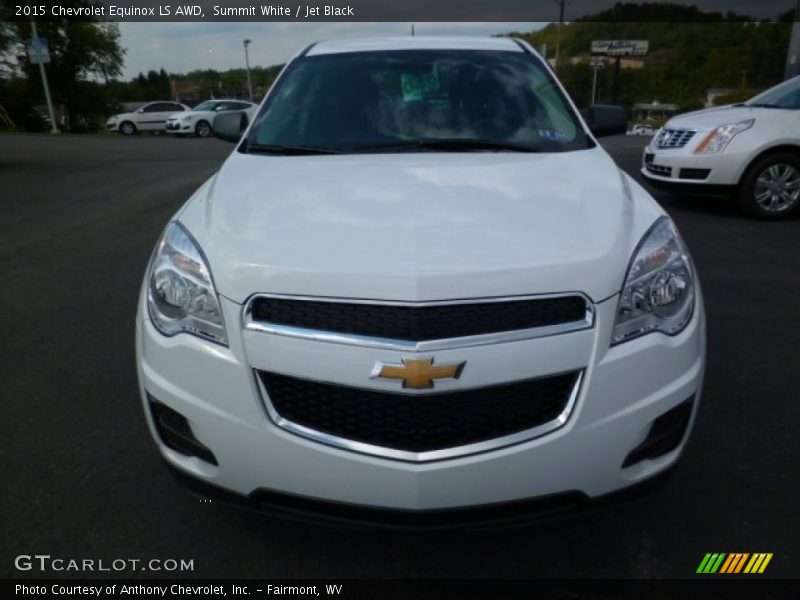 Summit White / Jet Black 2015 Chevrolet Equinox LS AWD