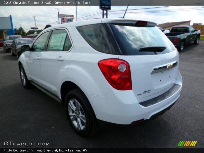 Summit White / Jet Black 2015 Chevrolet Equinox LS AWD