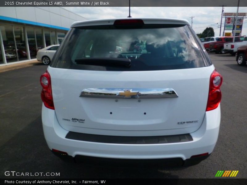 Summit White / Jet Black 2015 Chevrolet Equinox LS AWD