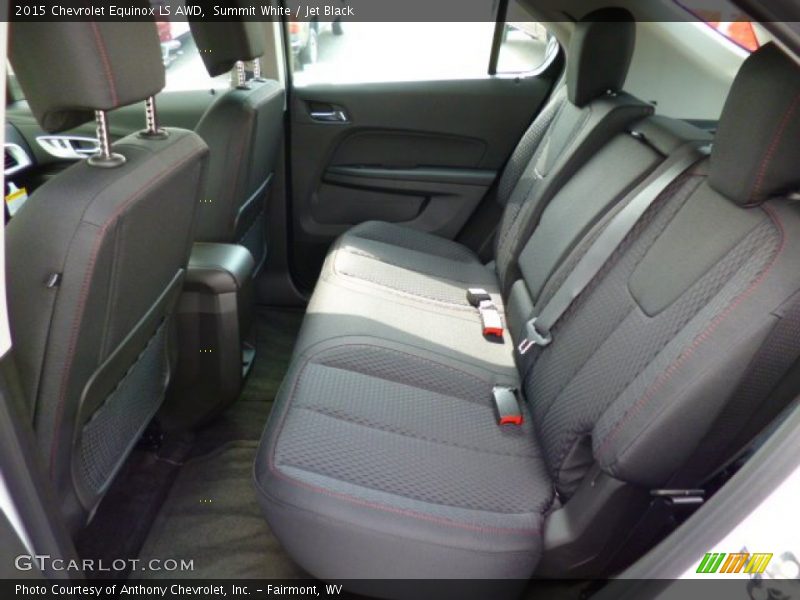 Rear Seat of 2015 Equinox LS AWD