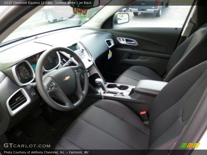 Jet Black Interior - 2015 Equinox LS AWD 