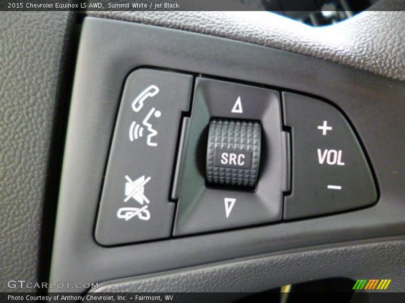 Summit White / Jet Black 2015 Chevrolet Equinox LS AWD