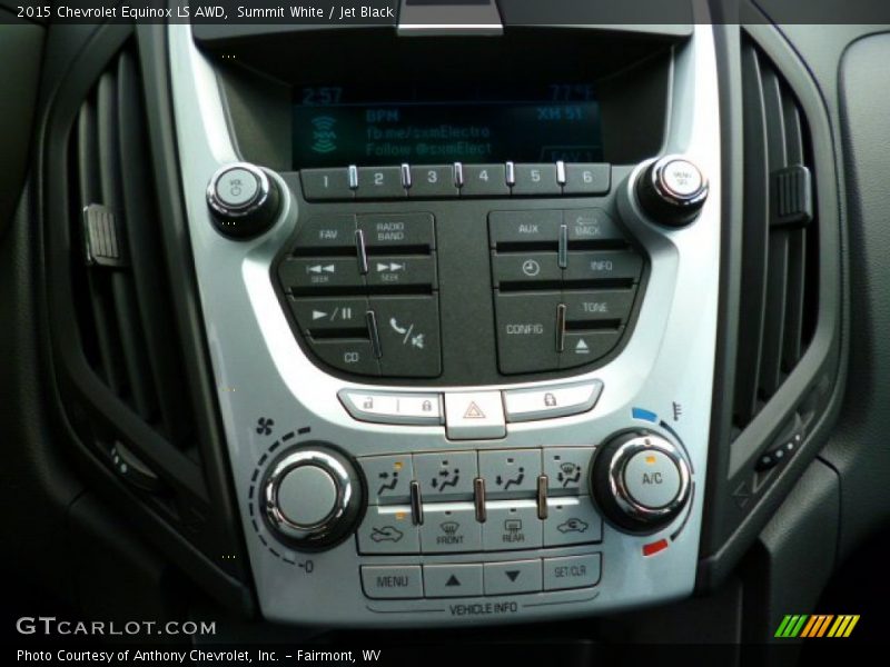 Summit White / Jet Black 2015 Chevrolet Equinox LS AWD