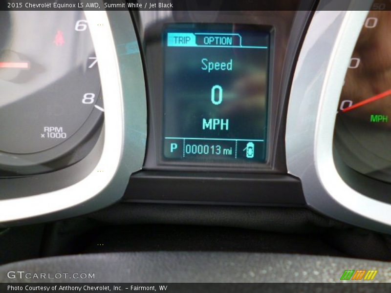 Summit White / Jet Black 2015 Chevrolet Equinox LS AWD