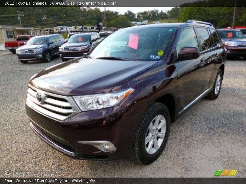 Sizzling Crimson Mica / Ash 2012 Toyota Highlander V6 4WD