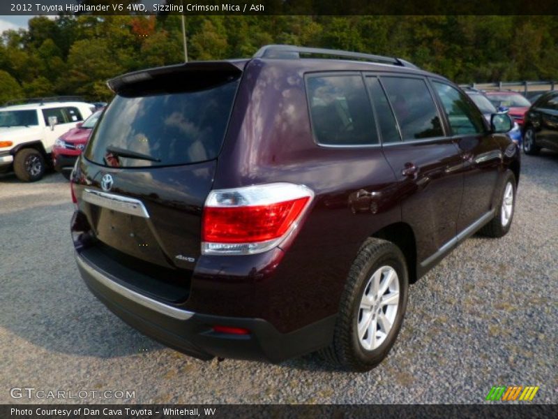 Sizzling Crimson Mica / Ash 2012 Toyota Highlander V6 4WD
