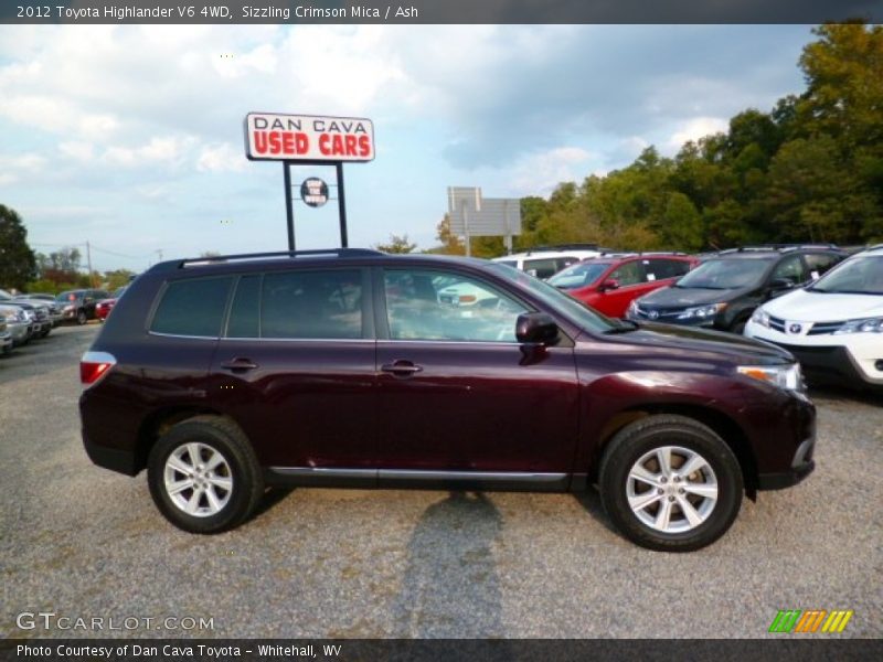 Sizzling Crimson Mica / Ash 2012 Toyota Highlander V6 4WD