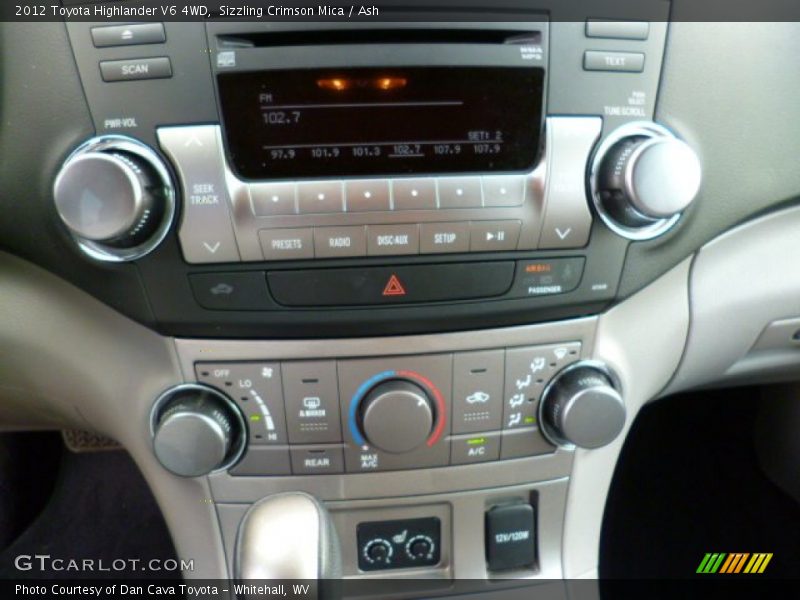 Sizzling Crimson Mica / Ash 2012 Toyota Highlander V6 4WD