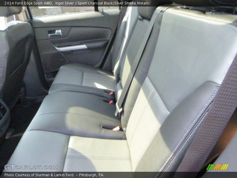 Ingot Silver / Sport Charcoal Black/Silver Smoke Metallic 2014 Ford Edge Sport AWD
