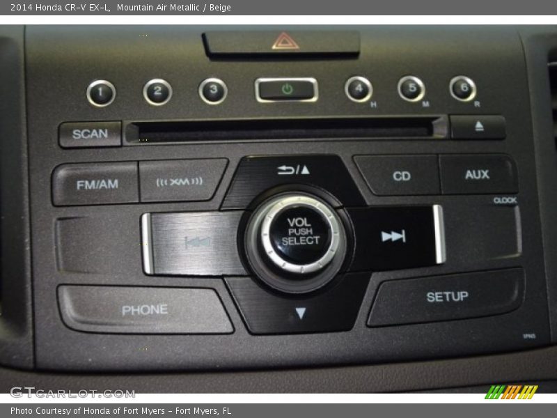 Mountain Air Metallic / Beige 2014 Honda CR-V EX-L