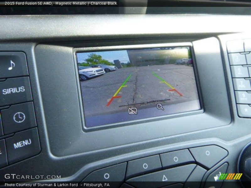 Magnetic Metallic / Charcoal Black 2015 Ford Fusion SE AWD