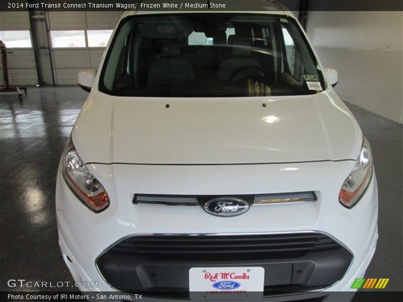 Frozen White / Medium Stone 2014 Ford Transit Connect Titanium Wagon