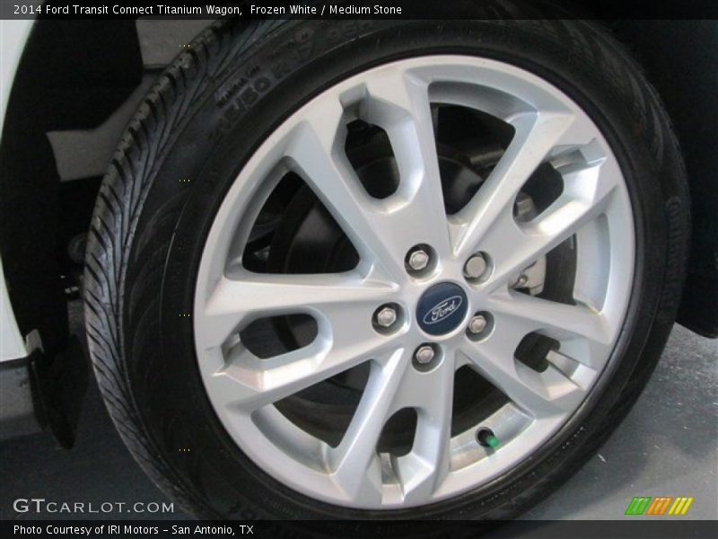 Frozen White / Medium Stone 2014 Ford Transit Connect Titanium Wagon