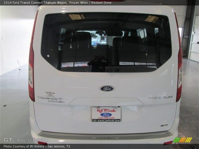 Frozen White / Medium Stone 2014 Ford Transit Connect Titanium Wagon