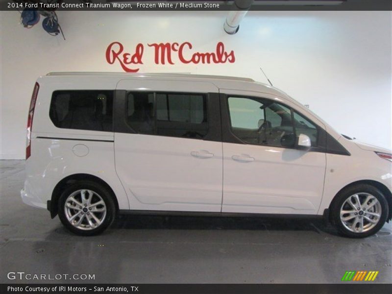 Frozen White / Medium Stone 2014 Ford Transit Connect Titanium Wagon