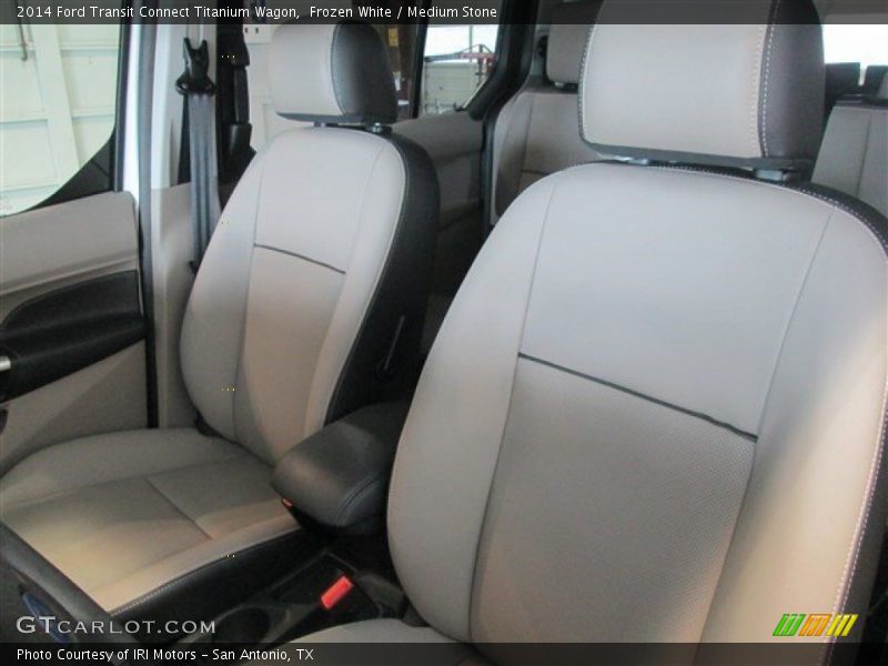 Frozen White / Medium Stone 2014 Ford Transit Connect Titanium Wagon