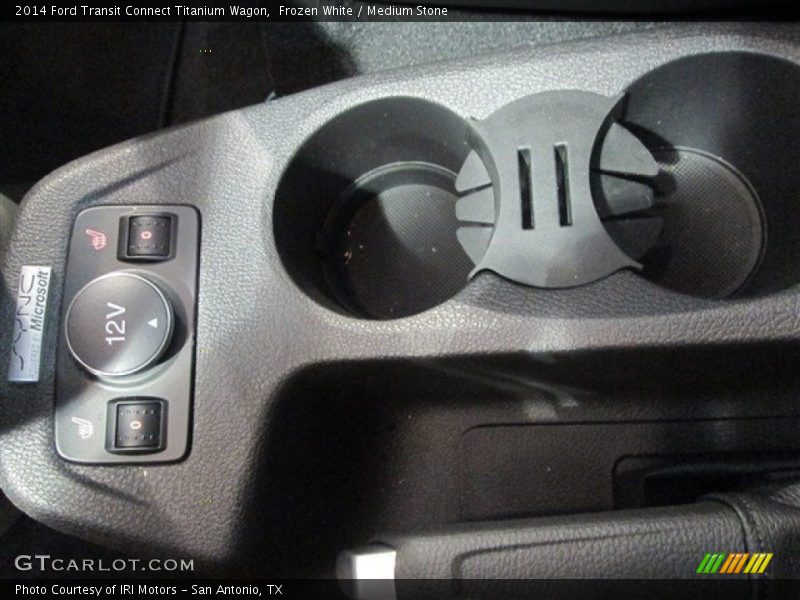 Frozen White / Medium Stone 2014 Ford Transit Connect Titanium Wagon