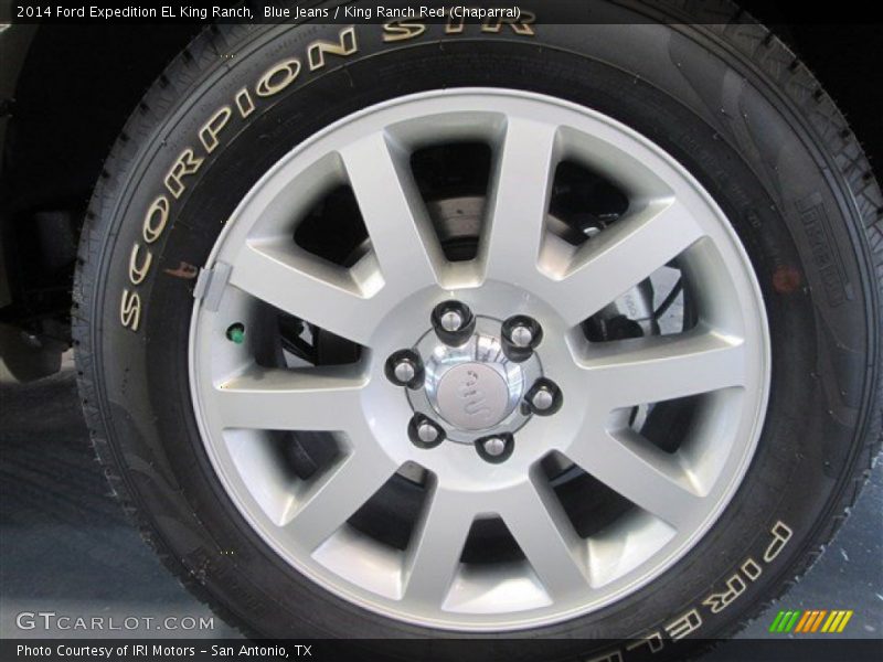 Blue Jeans / King Ranch Red (Chaparral) 2014 Ford Expedition EL King Ranch