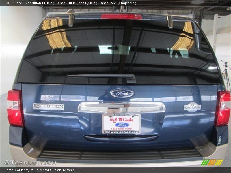 Blue Jeans / King Ranch Red (Chaparral) 2014 Ford Expedition EL King Ranch
