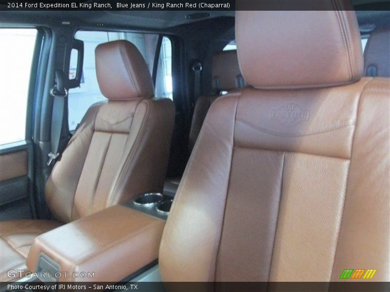 Blue Jeans / King Ranch Red (Chaparral) 2014 Ford Expedition EL King Ranch