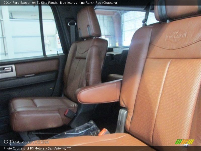 Blue Jeans / King Ranch Red (Chaparral) 2014 Ford Expedition EL King Ranch
