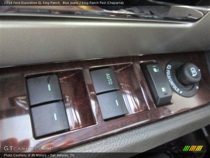 Blue Jeans / King Ranch Red (Chaparral) 2014 Ford Expedition EL King Ranch