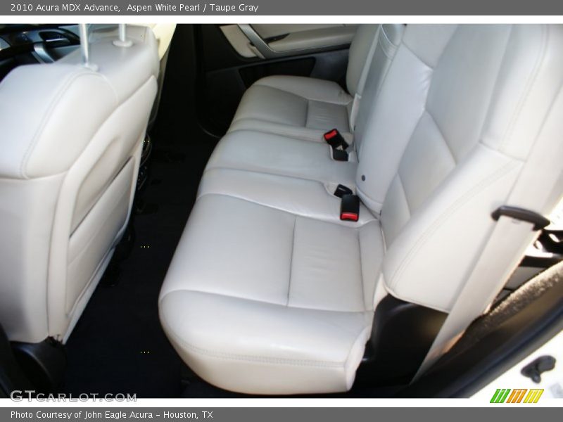 Aspen White Pearl / Taupe Gray 2010 Acura MDX Advance
