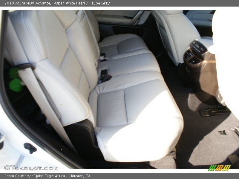 Aspen White Pearl / Taupe Gray 2010 Acura MDX Advance