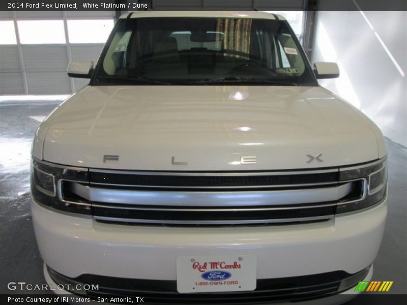 White Platinum / Dune 2014 Ford Flex Limited
