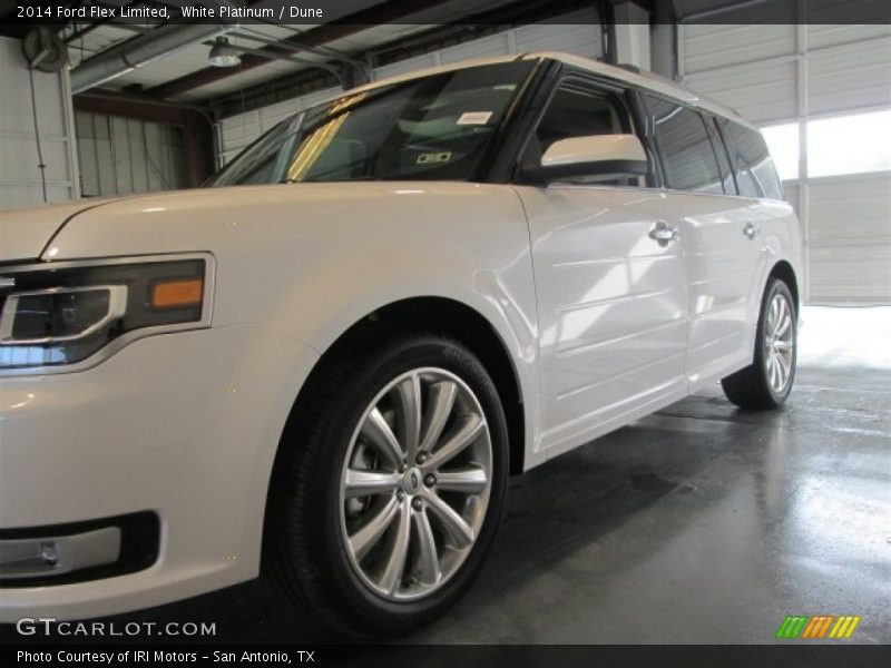 White Platinum / Dune 2014 Ford Flex Limited