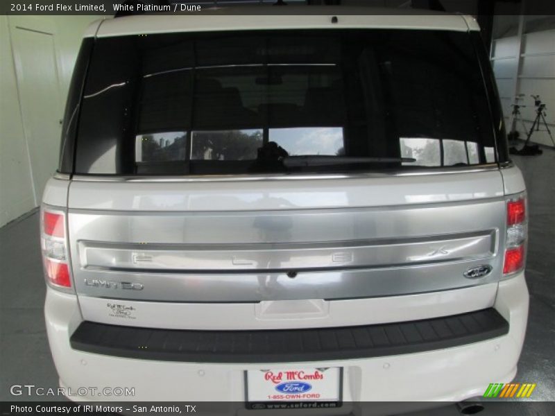 White Platinum / Dune 2014 Ford Flex Limited