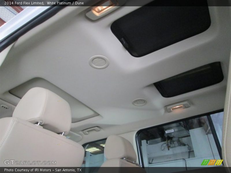 White Platinum / Dune 2014 Ford Flex Limited