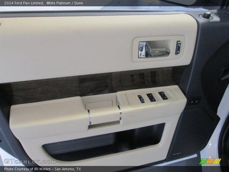 White Platinum / Dune 2014 Ford Flex Limited