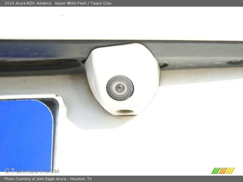 Aspen White Pearl / Taupe Gray 2010 Acura MDX Advance