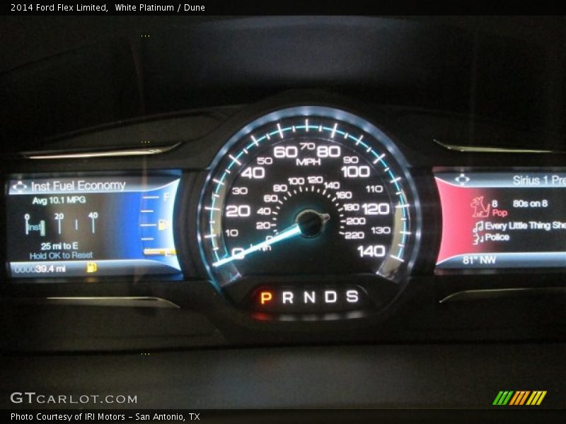 White Platinum / Dune 2014 Ford Flex Limited