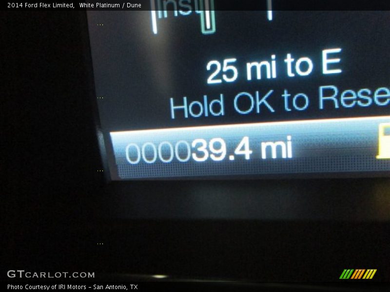 White Platinum / Dune 2014 Ford Flex Limited