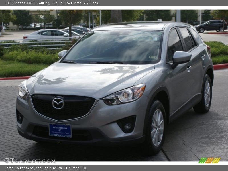Liquid Silver Metallic / Black 2014 Mazda CX-5 Touring