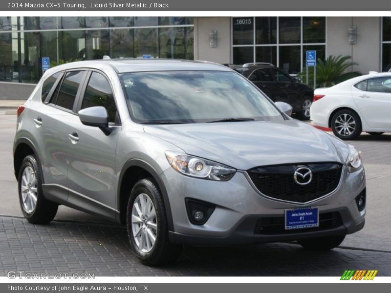 Liquid Silver Metallic / Black 2014 Mazda CX-5 Touring
