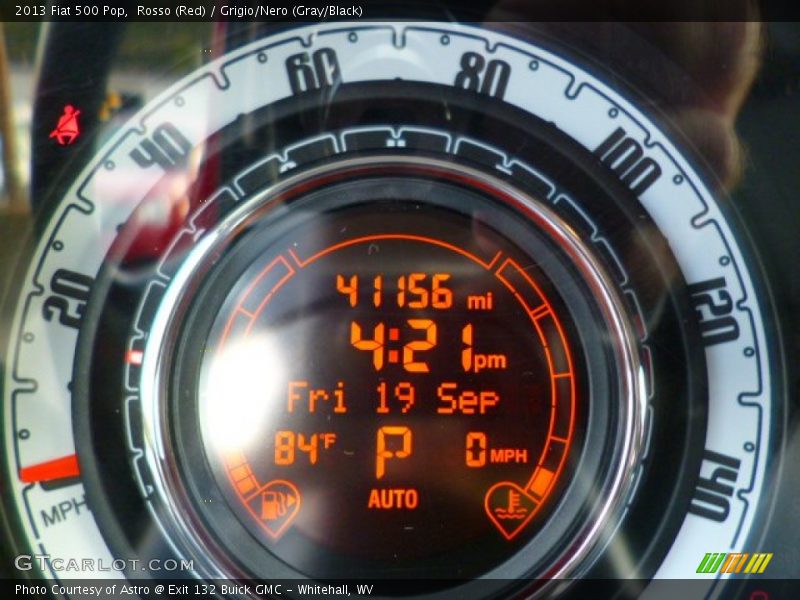 Rosso (Red) / Grigio/Nero (Gray/Black) 2013 Fiat 500 Pop