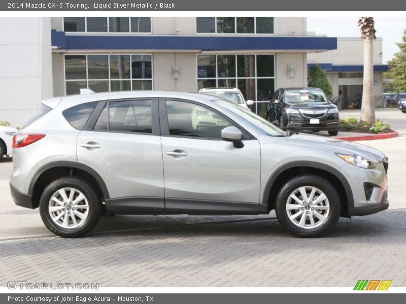 Liquid Silver Metallic / Black 2014 Mazda CX-5 Touring