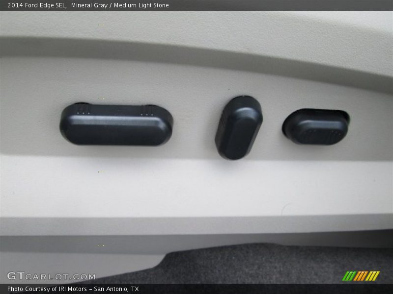 Mineral Gray / Medium Light Stone 2014 Ford Edge SEL