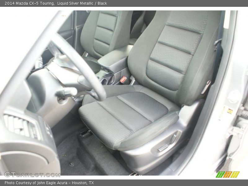 Liquid Silver Metallic / Black 2014 Mazda CX-5 Touring