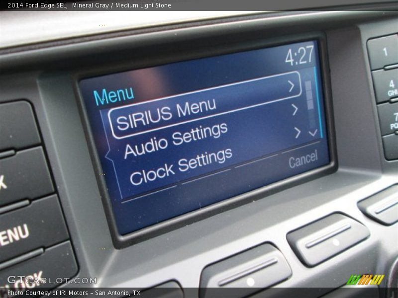 Mineral Gray / Medium Light Stone 2014 Ford Edge SEL