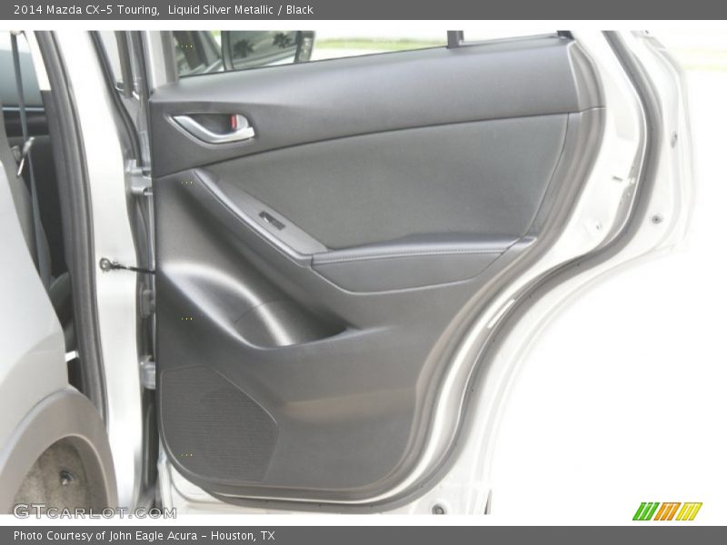 Liquid Silver Metallic / Black 2014 Mazda CX-5 Touring