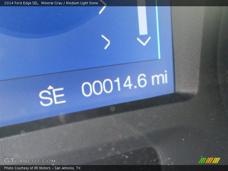 Mineral Gray / Medium Light Stone 2014 Ford Edge SEL