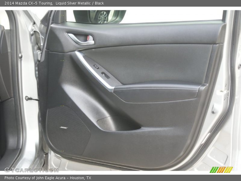 Liquid Silver Metallic / Black 2014 Mazda CX-5 Touring